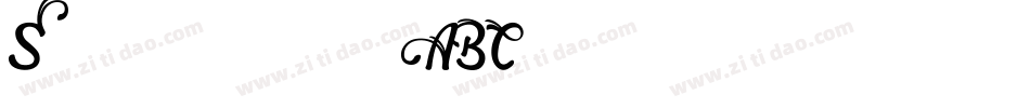 Symphony in ABC字体转换